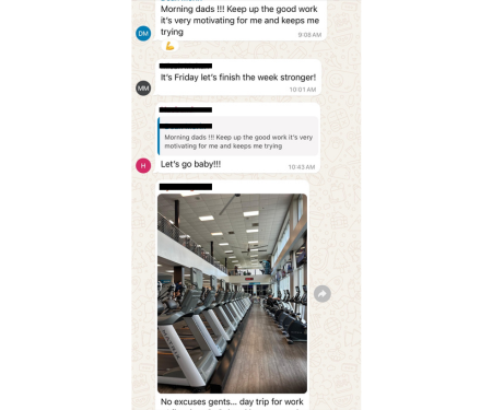 Dad Unit chat conversation 7
